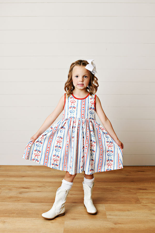 Swoon Kids Americana Flair Dress