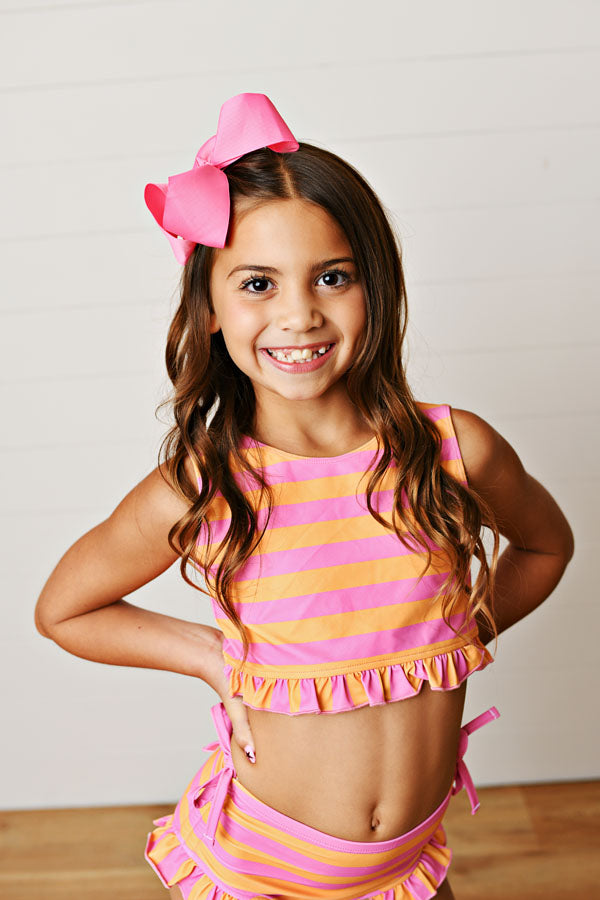 Swoon Kids Orange Sherbet 2 PC Swimsuit Style S2692