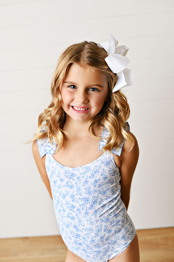 Swoon Kids Chintz Floral 1 PC Swimsuit Style S2697