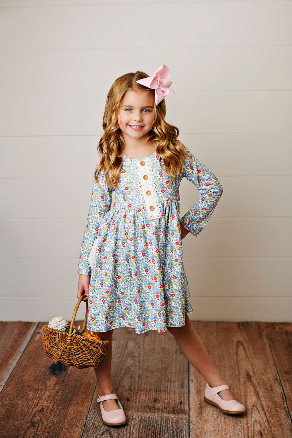 Swoon Baby Autumn Bloom Petal Pocket Dress