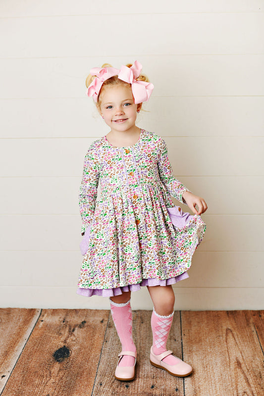 Swoon Baby Fall Meadow Prim Pocket Dress