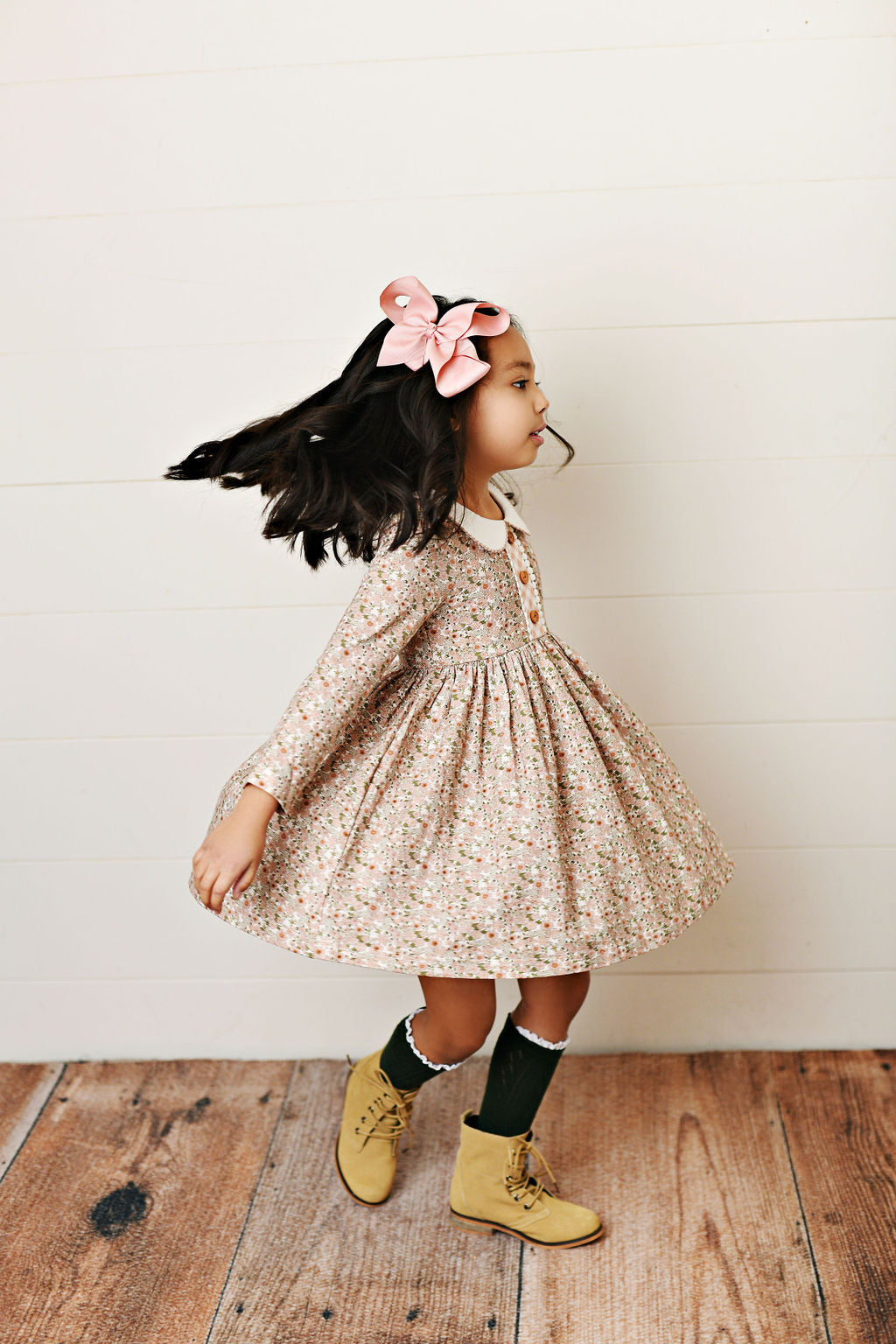 Swoon Baby Mauve Flora Proper Bliss Dress