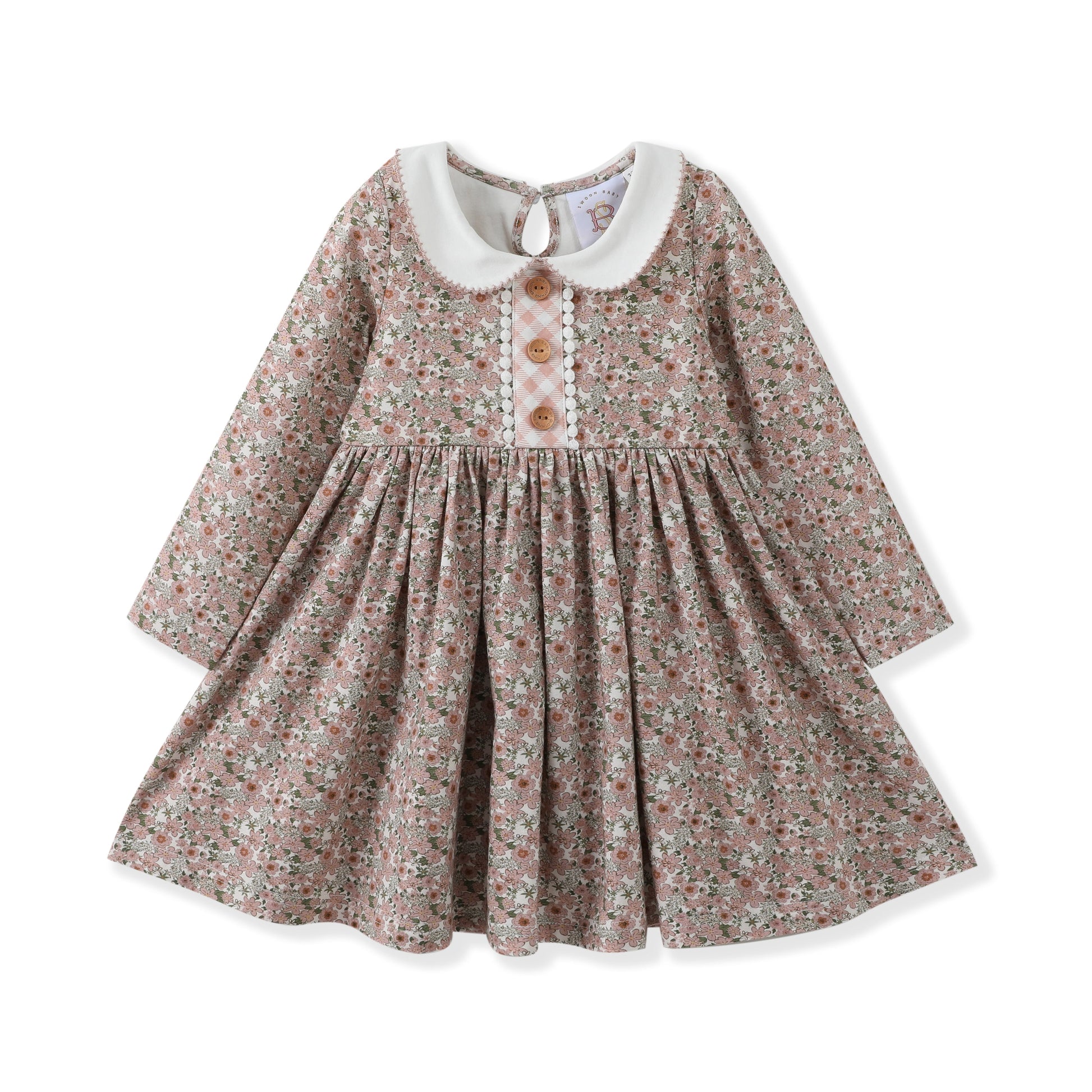 Swoon Baby Mauve Flora Proper Bliss Dress