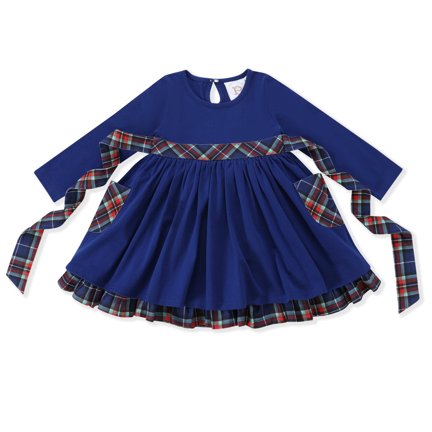 Swoon Baby Perfectly Plaid Pocket Layered Dress