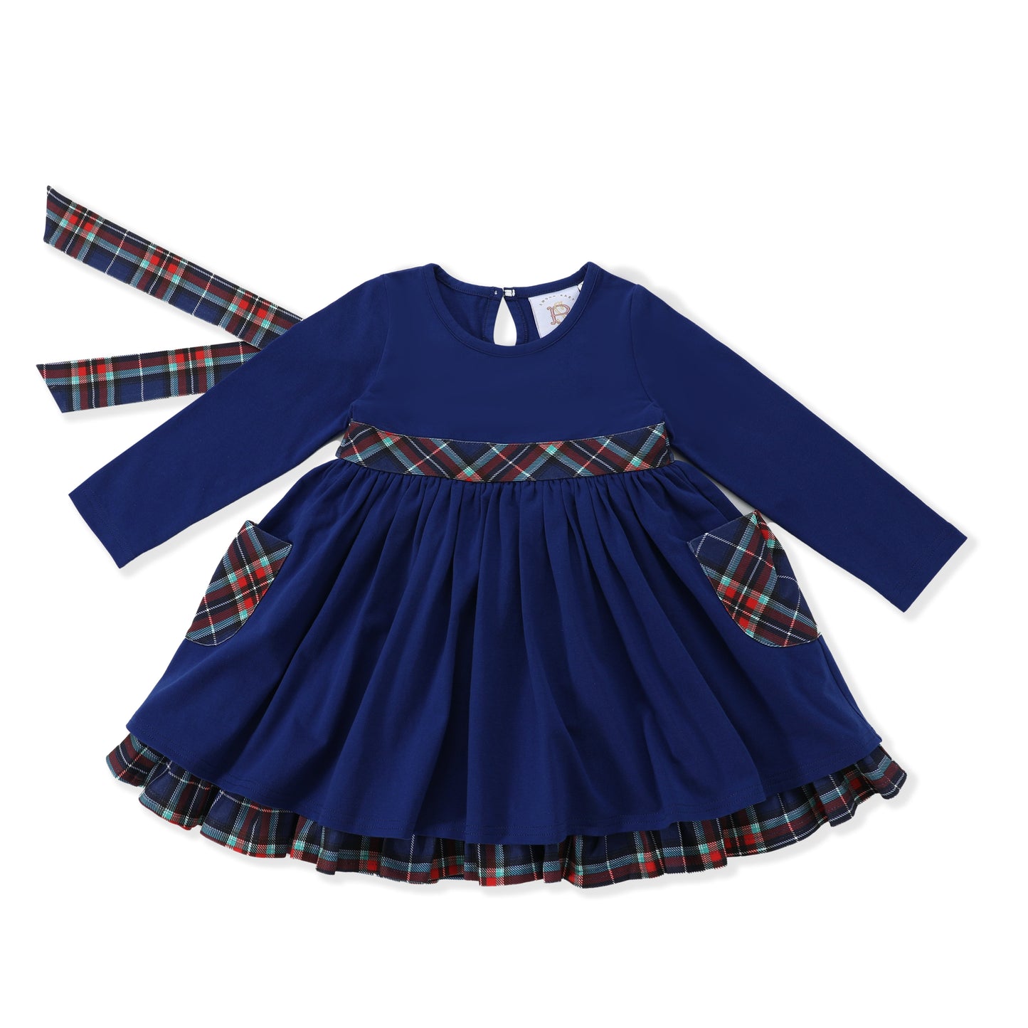 Swoon Baby Perfectly Plaid Pocket Layered Dress