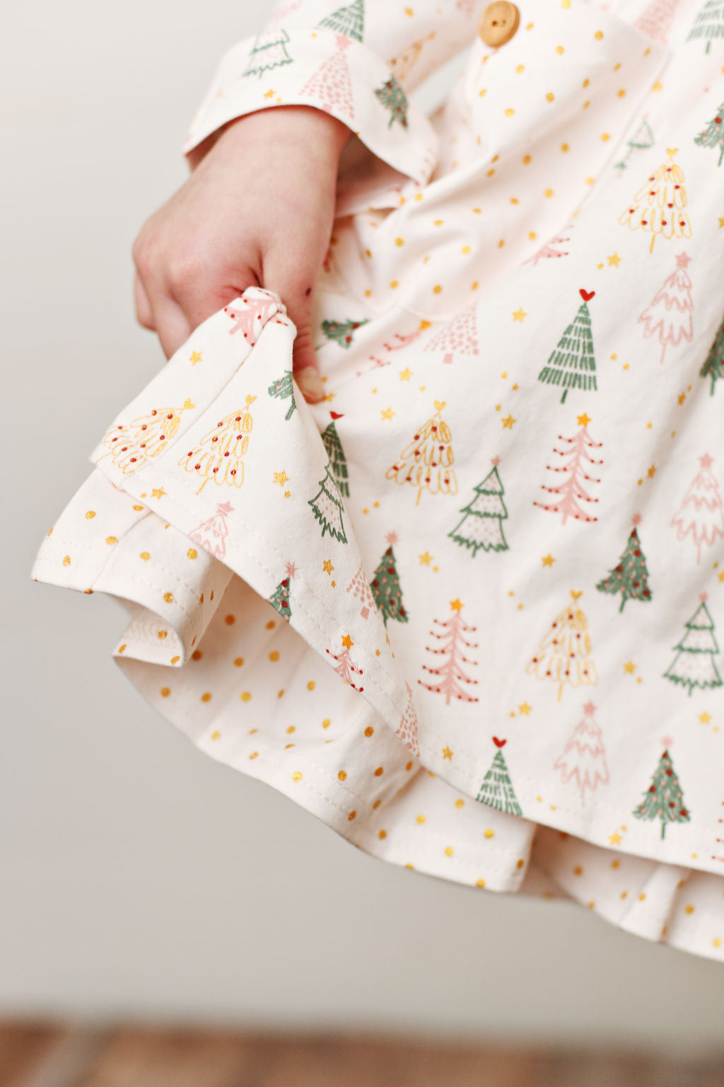 Swoon Baby Glitter Trees Pocket Dress