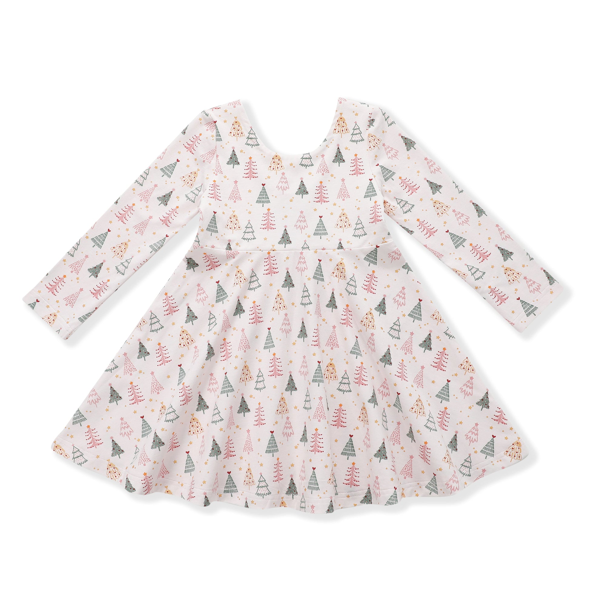 Swoon Baby Glitter Trees Flair Dress