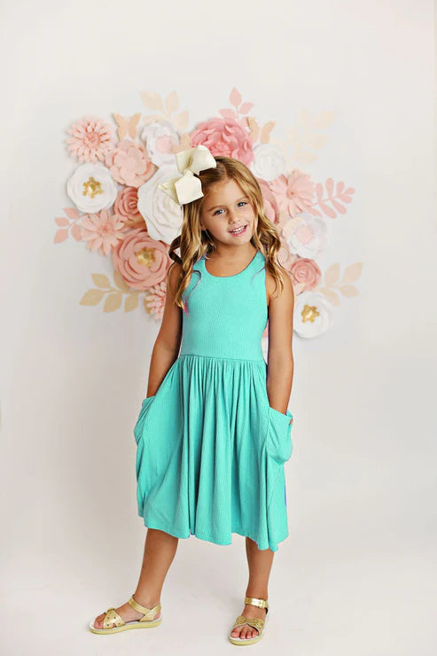 Swoon Baby Bamboo Jade Pocket Dress