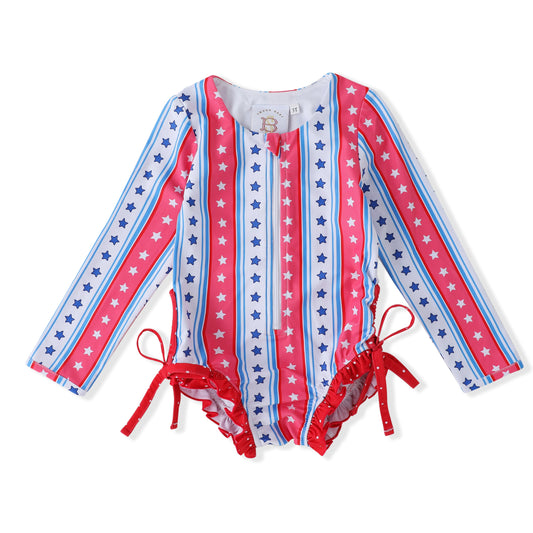 Swoon Baby Americana Collection UPF 50 1 PC Swimsuit