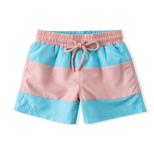 Swoon Baby Sea Breeze Bloom UPF 50 Boys Swim Trunks