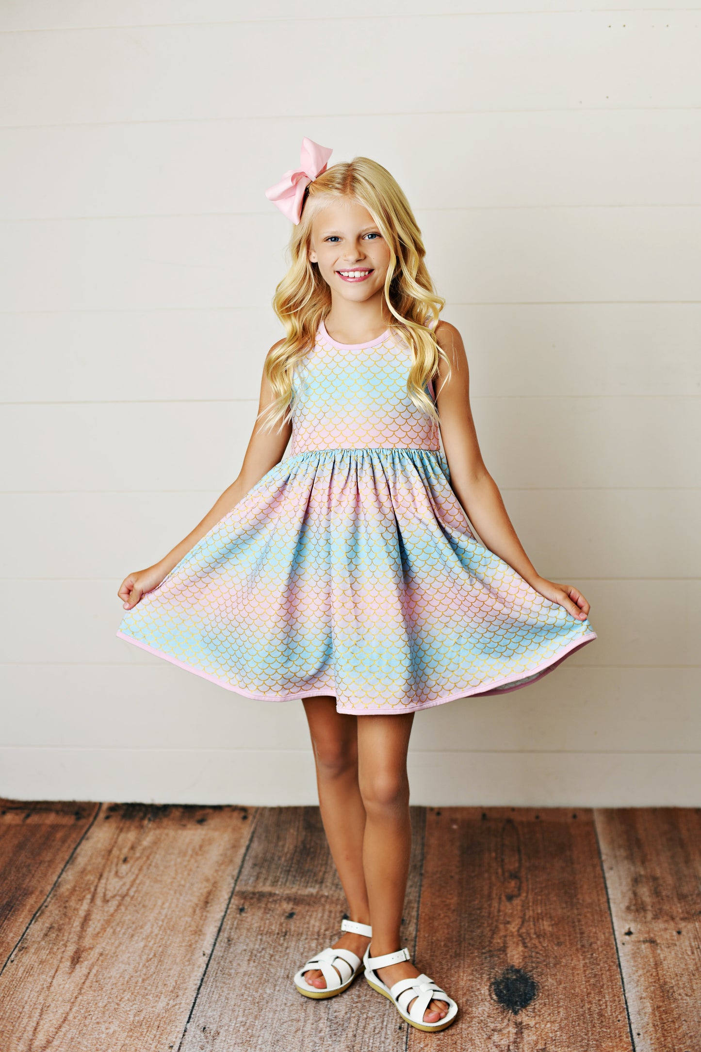 Swoon Baby Shimmer Mermaid Glitter Dress