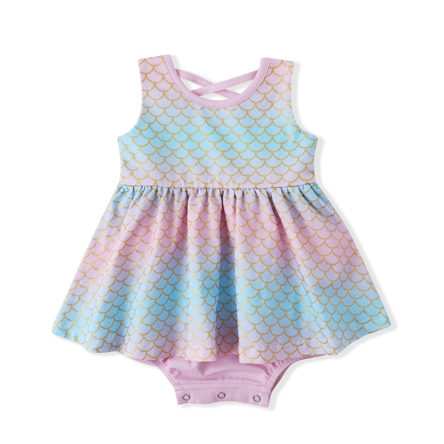 Swoon Baby Shimmer Mermaid Glitter Bubble Dress