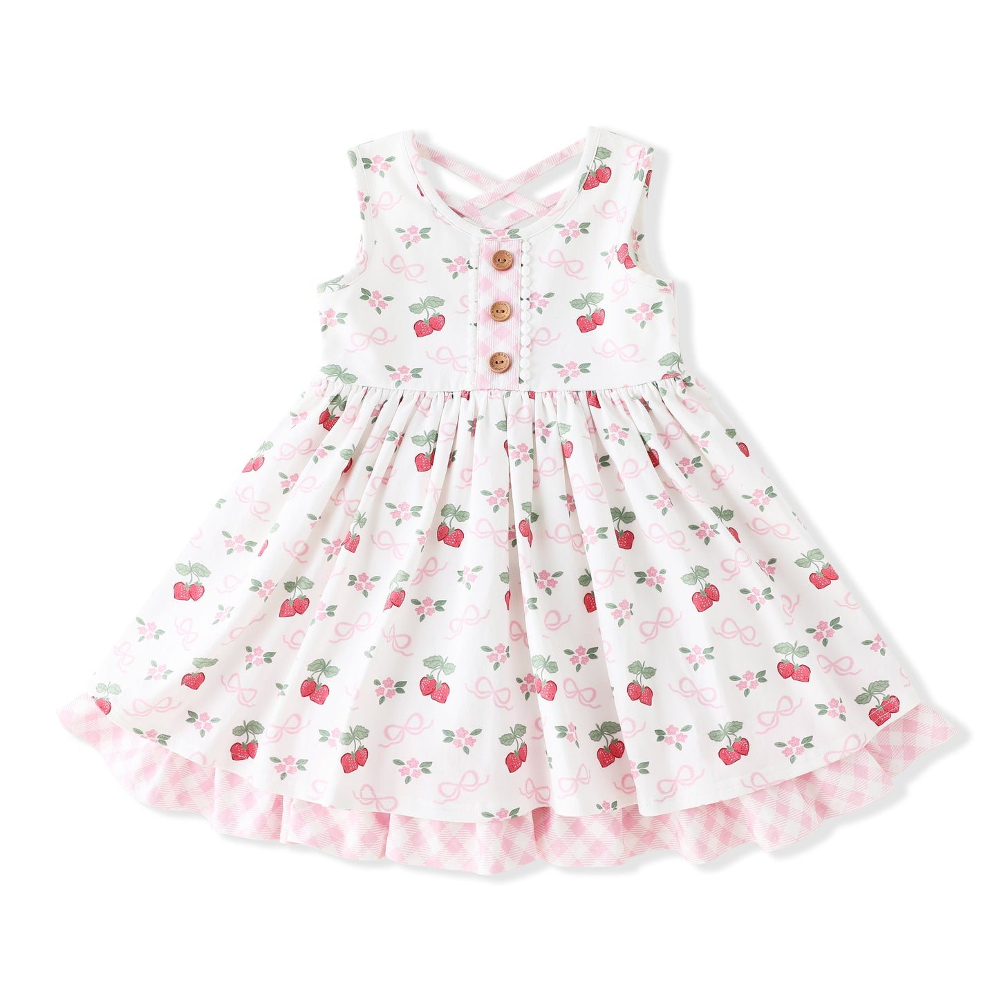 Swoon Baby Bows 'N Berries Bliss Knit Twirl Dress