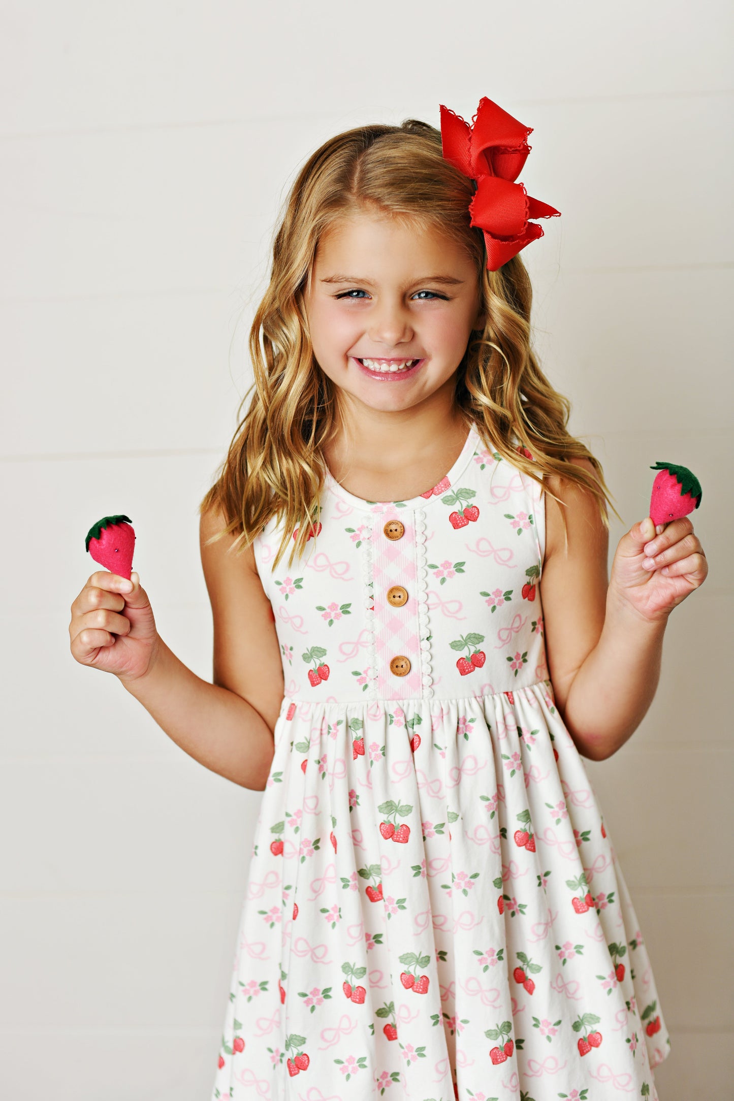 Swoon Baby Bows 'N Berries Bliss Knit Twirl Dress