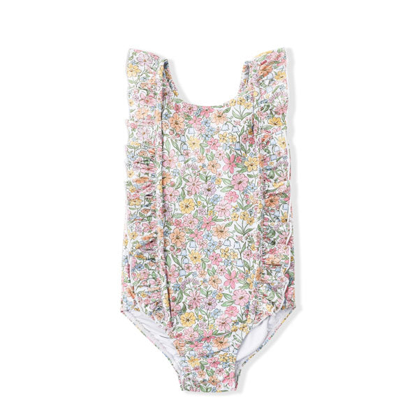 Swoon Baby Watercolor Bloom UPF 50 1 PC Swimsuit