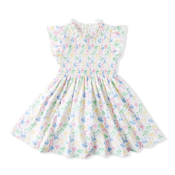 Swoon Baby Bow-tiful Smock Dress