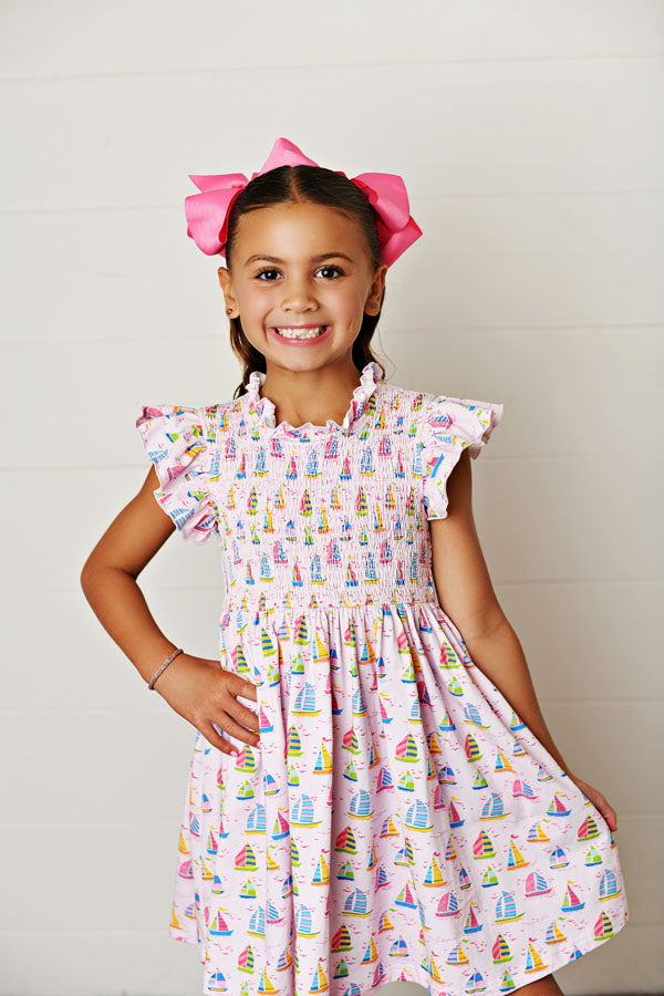 Swoon Baby Sail away Smock Dress