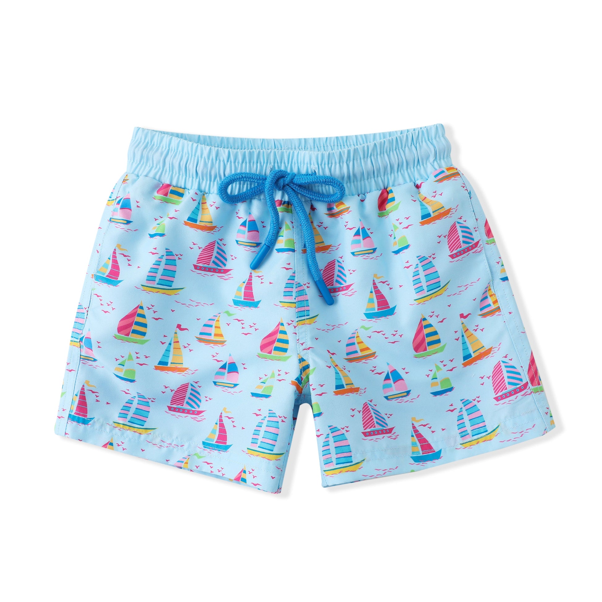 Swoon Baby Sail Away UPF 50 Boys Swim Trunks