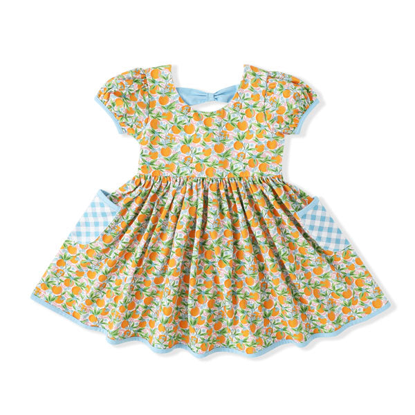 Swoon Baby Citrus Bloom Pocket Twirl Dress