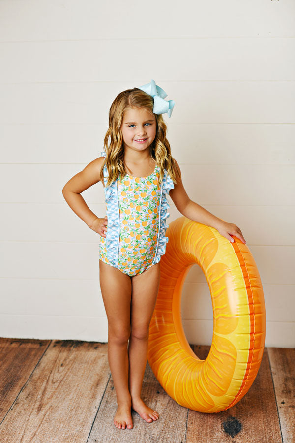 Swoon Baby Citrus Bloom UPF 50 1 PC Swimsuit