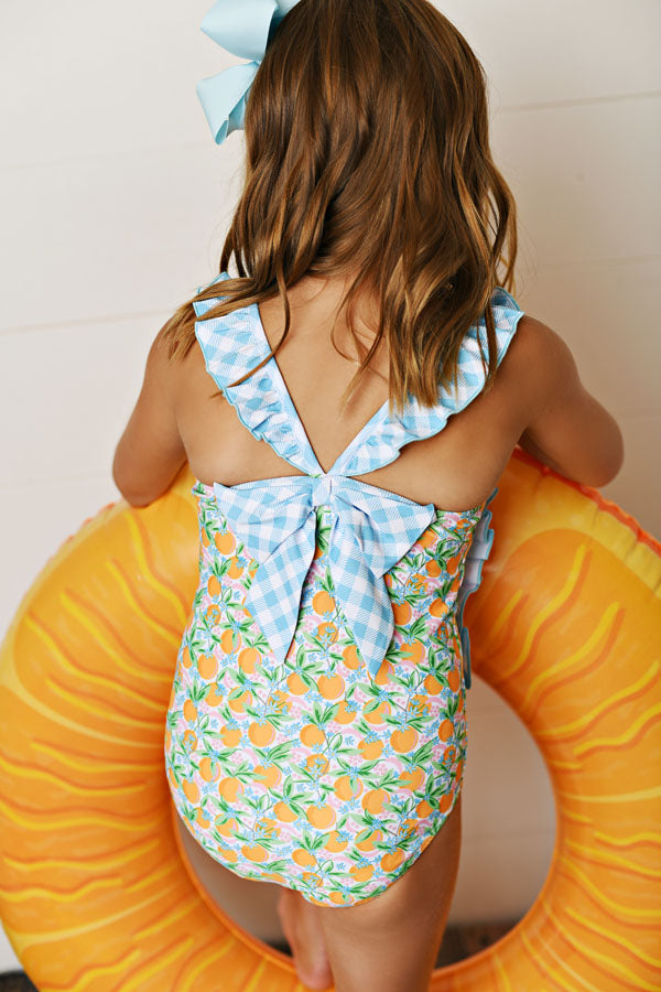 Swoon Baby Citrus Bloom UPF 50 1 PC Swimsuit