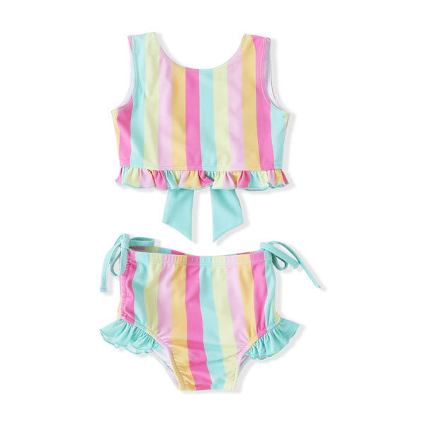 Swoon Baby Rainbows Stripes UPF 50 2 PC