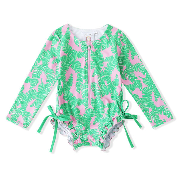 Swoon Baby Beverly Palm UPF 50 1 PC Rashguard Swimsuit