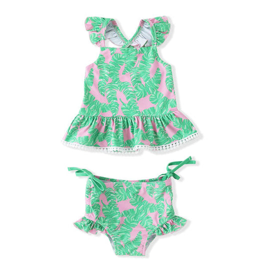 Swoon Baby Beverly Palm UPF 50 2 PC Tunic Swimsuit