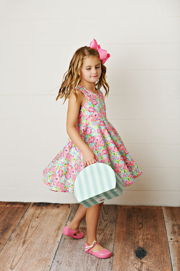 Swoon Baby Hawaiian Bloom Flair Dress Style SBS2590