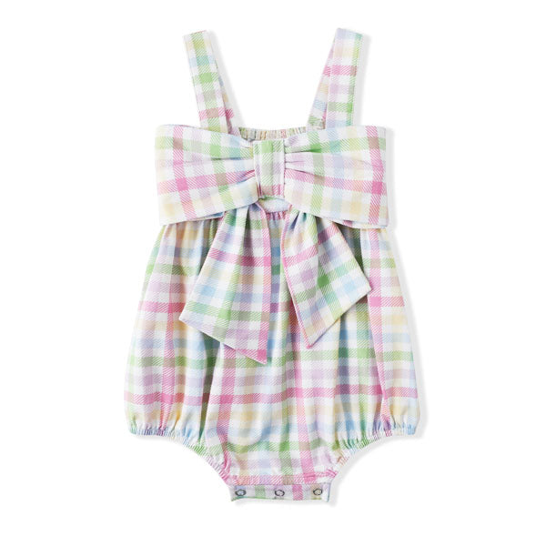 Swoon Baby Perfectly Plaid Bow Bubble