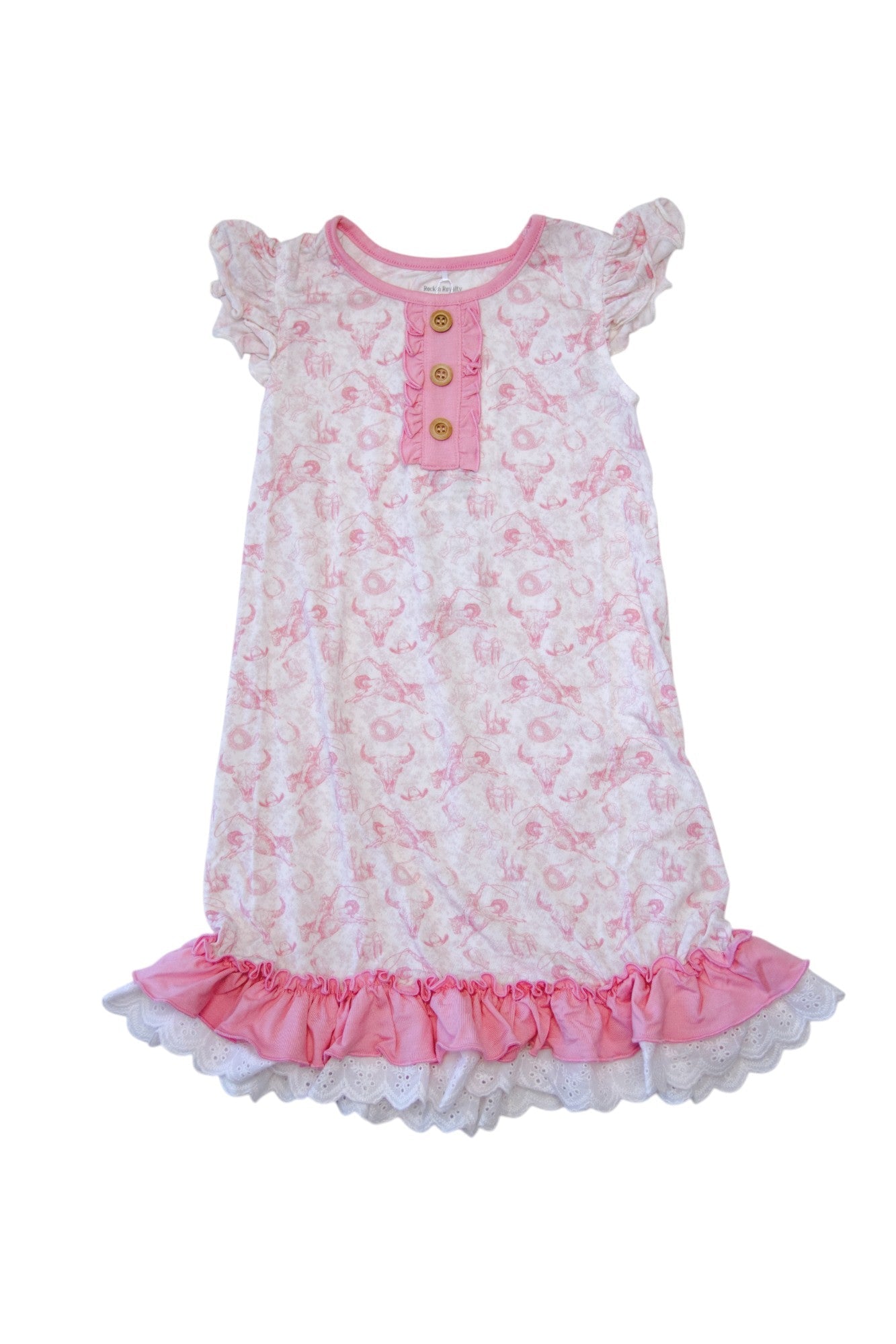 Rockin Royalty Saddle Sweetheart | Ruffle Toddler Gown