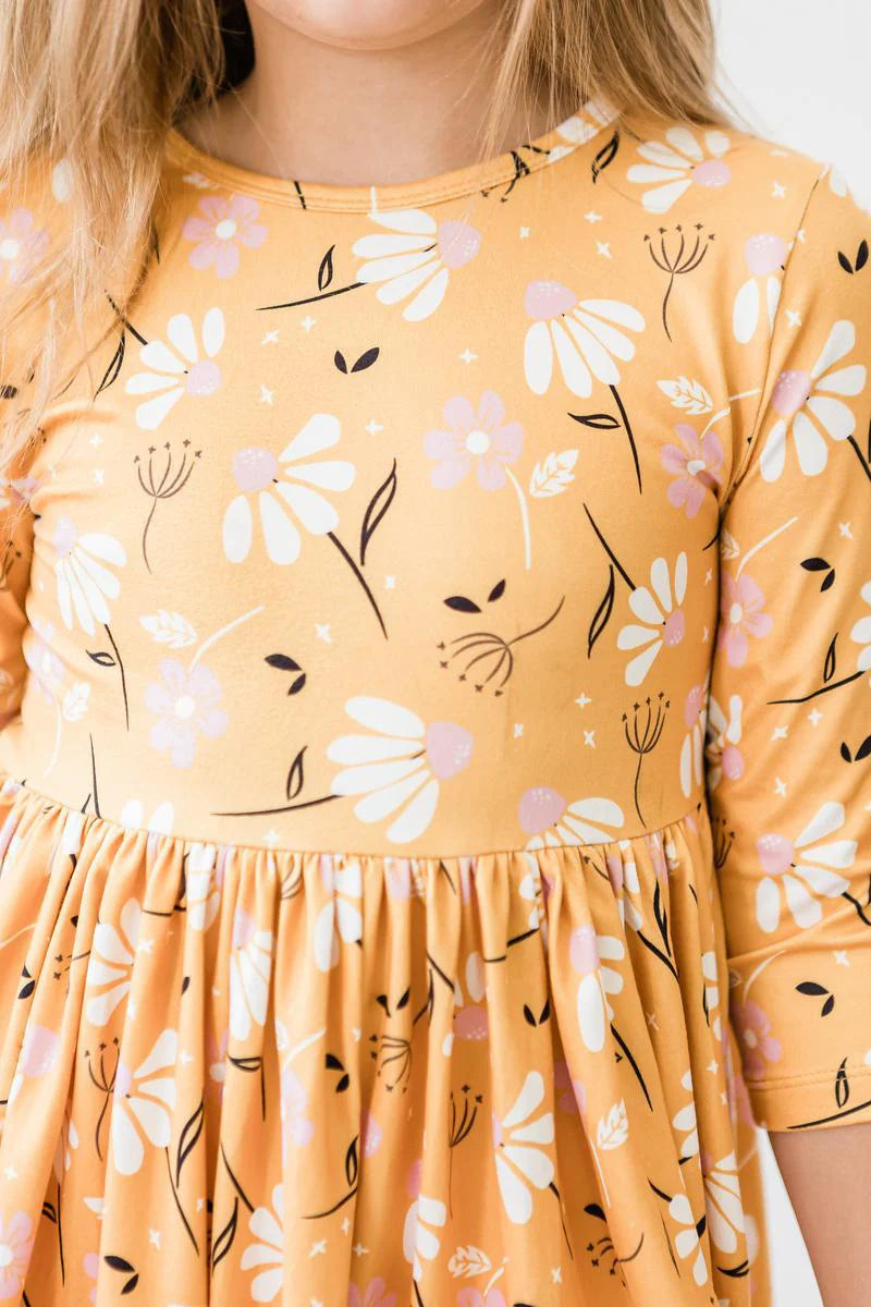 Mila & Rose Dandelions in Fall Twirl Dress