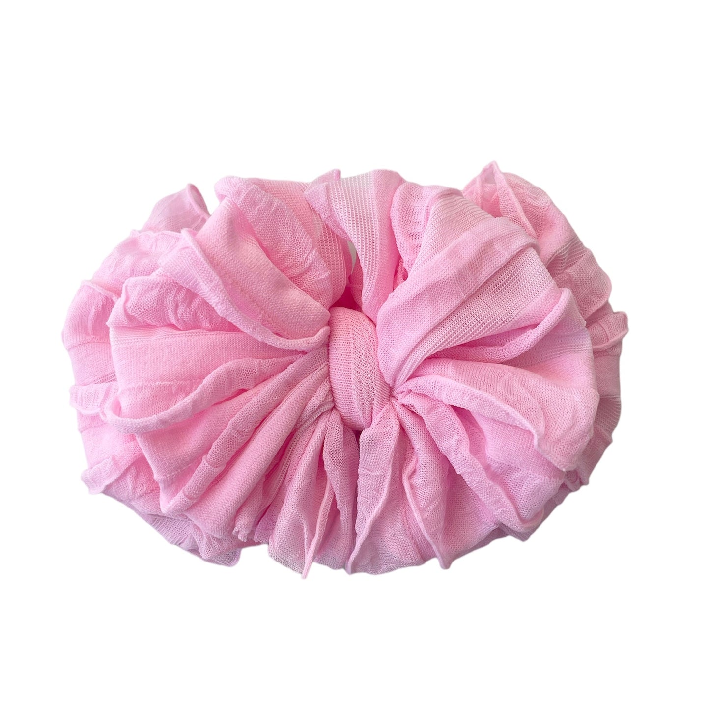 In Awe Couture Ruffled Headband - Bubblegum