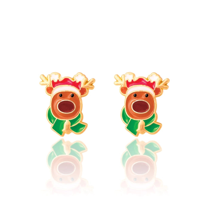 Girl Nation Cutie Stud Earrings - Reindeer Magic Earrings