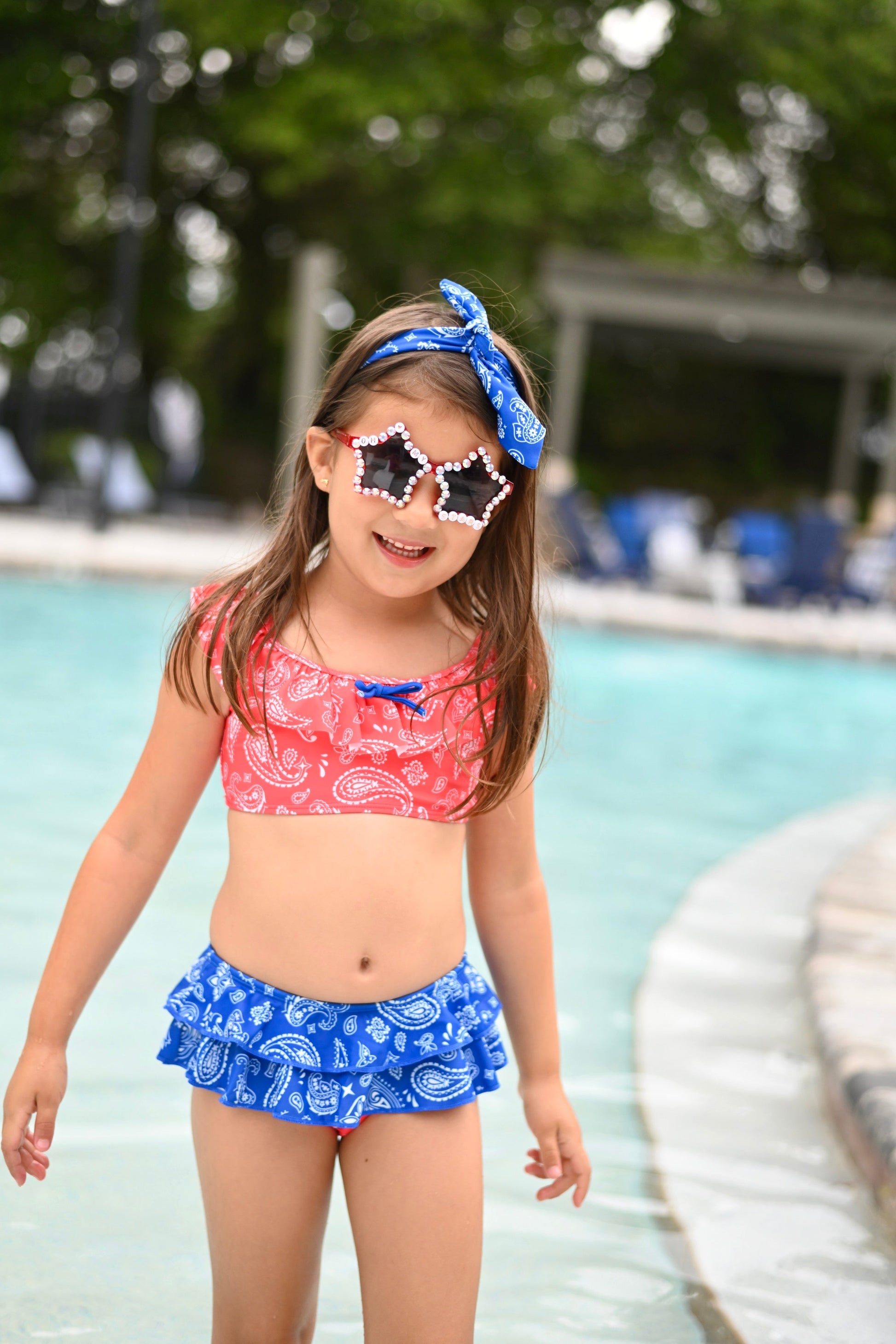 Blueberry Bay Morning Star Two Piece Swimsuit