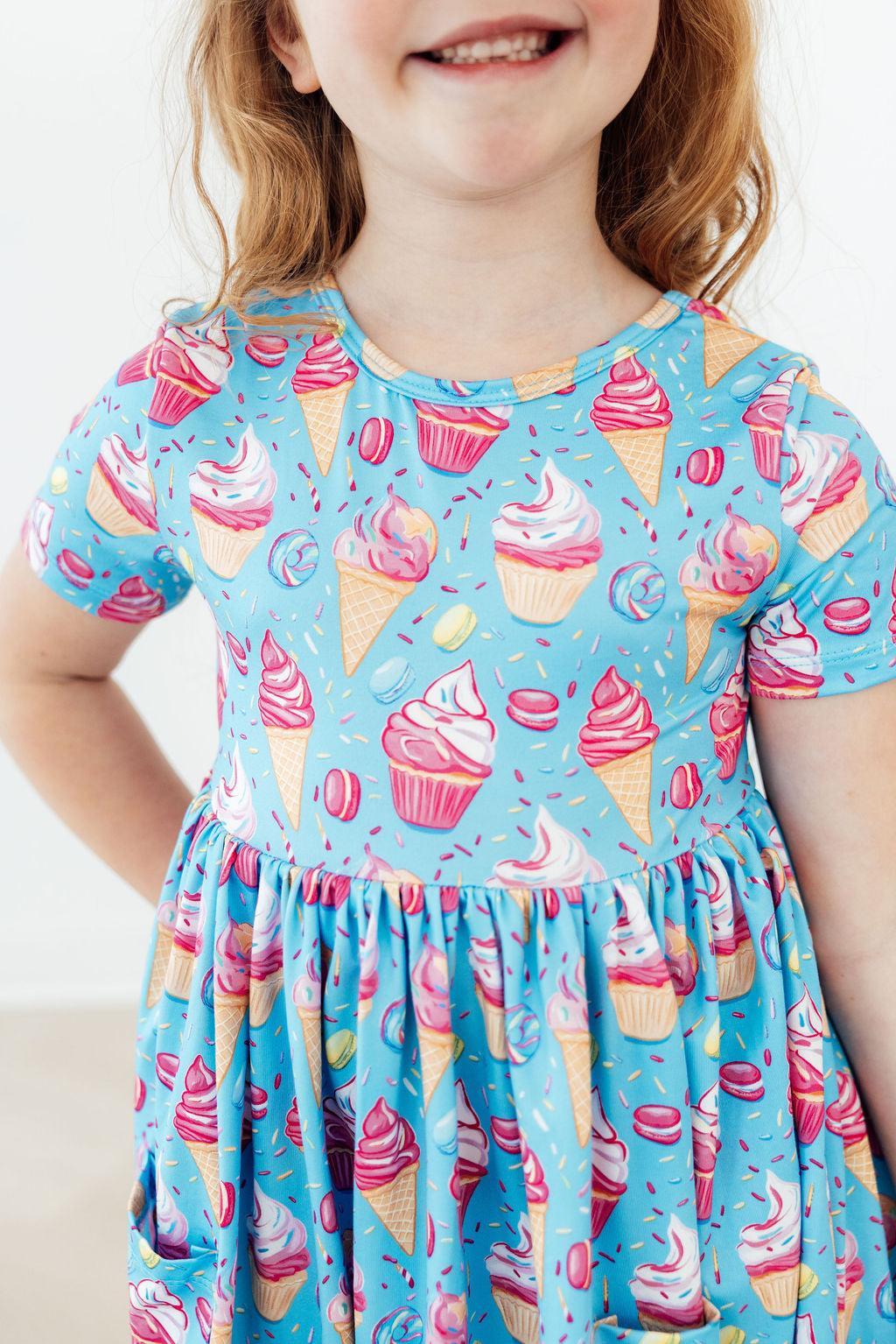Mila & Rose Delightful Desserts S/S Pocket Twirl Dress