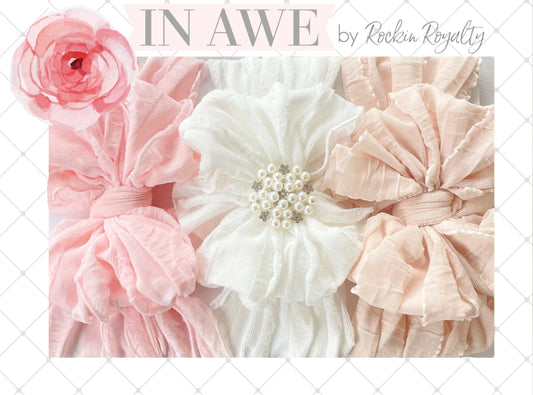 In Awe Couture Pretty in Pearls Headband 3 pack set
