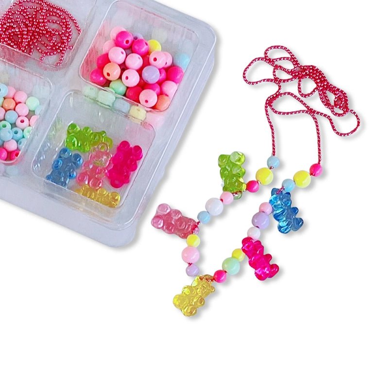 Pop Cutie Deluxe Gummy Bear Necklace DIY Box Small Craft