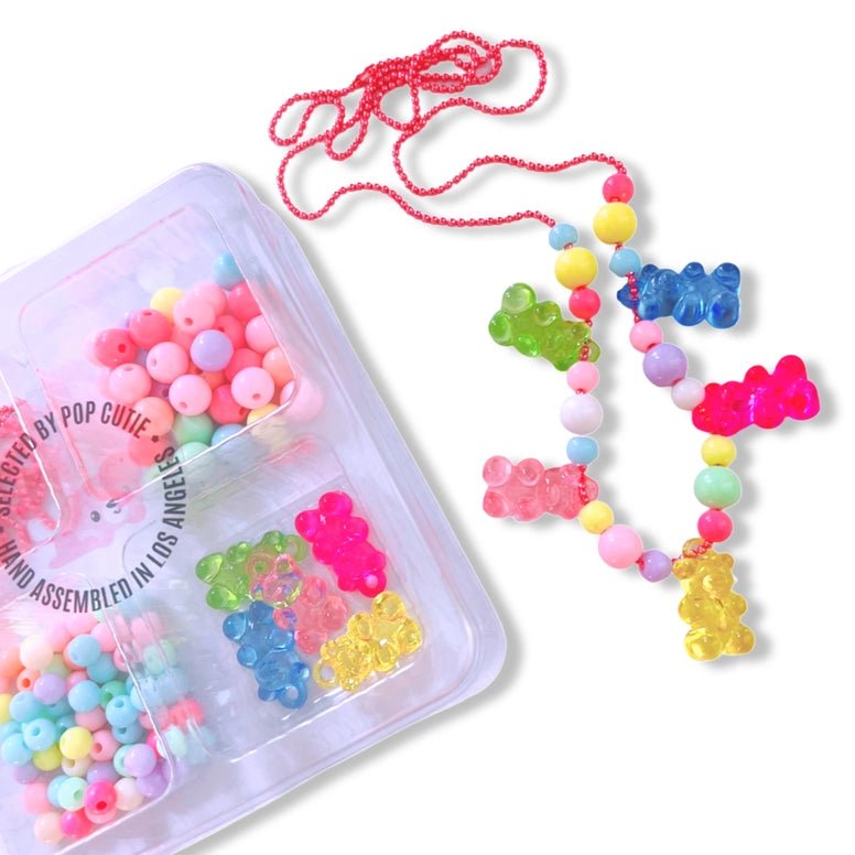 Pop Cutie Deluxe Gummy Bear Necklace DIY Box Small Craft