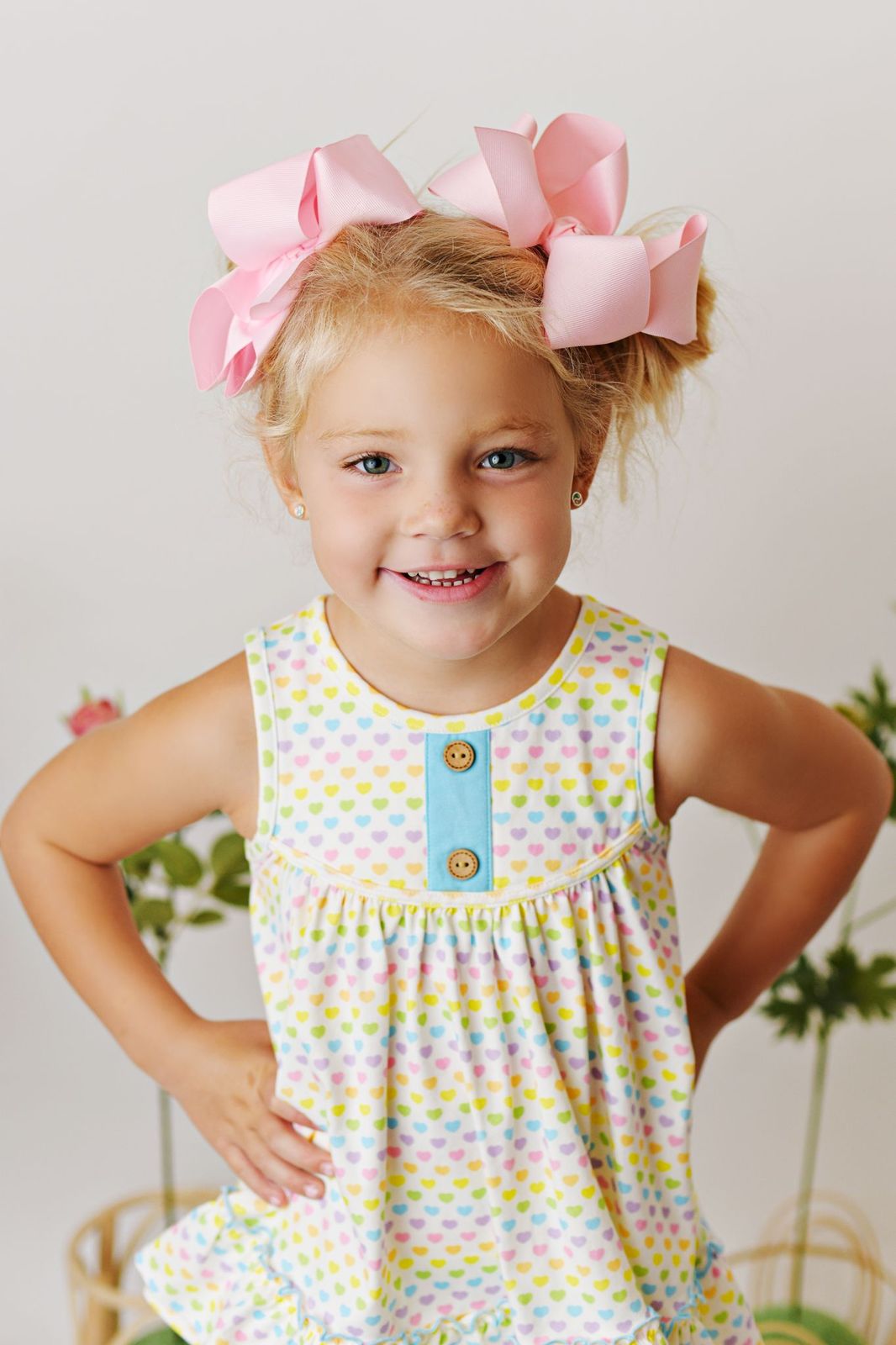 Serendipity Clothing Rainbow Love Tunic Set Style 2346 Southern