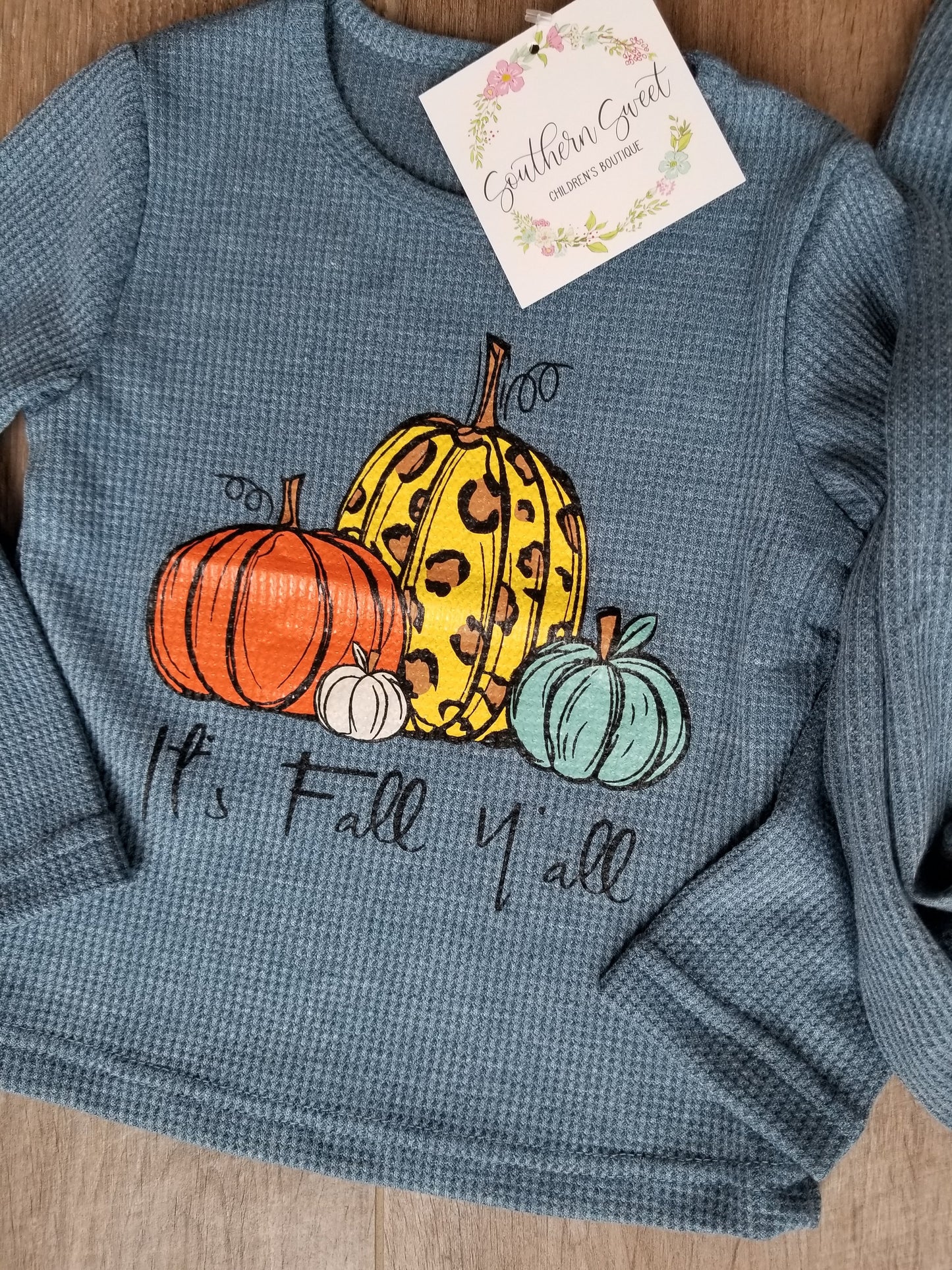 Mommy & Me Girls "It's Fall Y'all" Long Sleeve Ladies Top