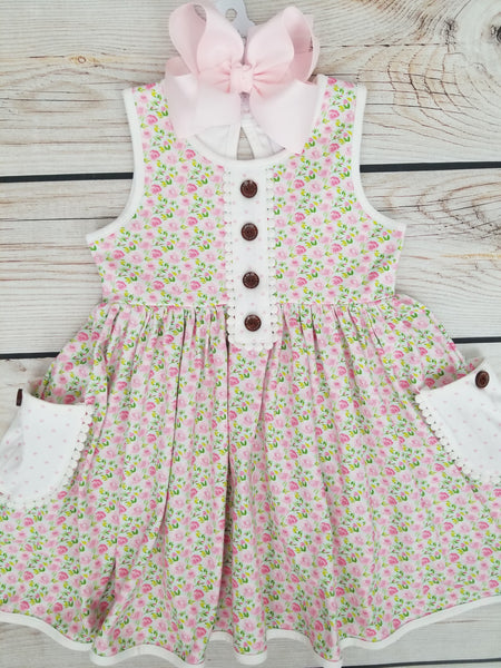 Swoon Baby Ditsy Floral Petal Pocket Dress Style 23-52