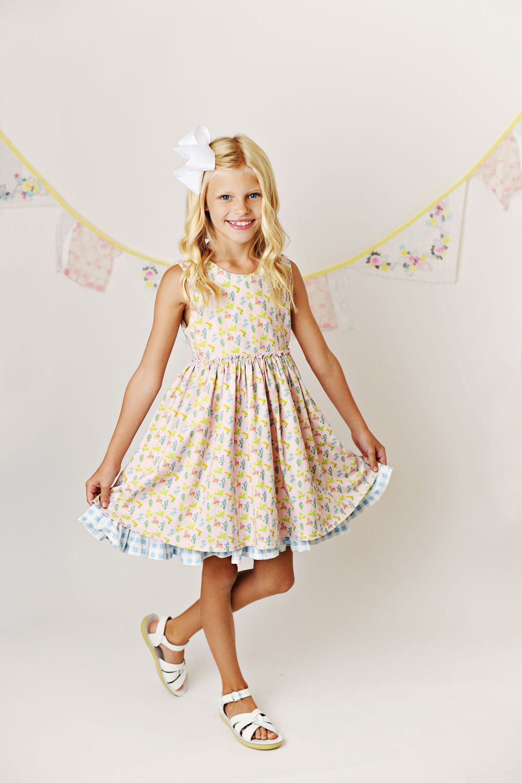 Serendipity Clothing Blue Bonnet Layered Dress