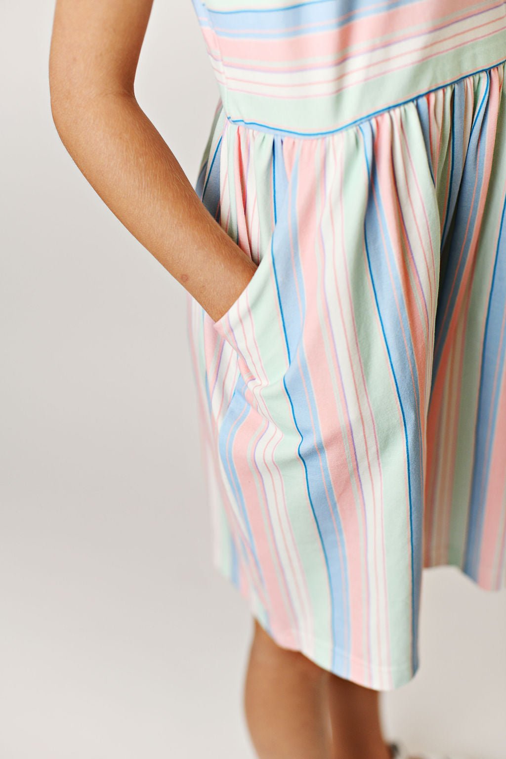 Serendipity Clothing Watercolor Stripe Pocket Jumper