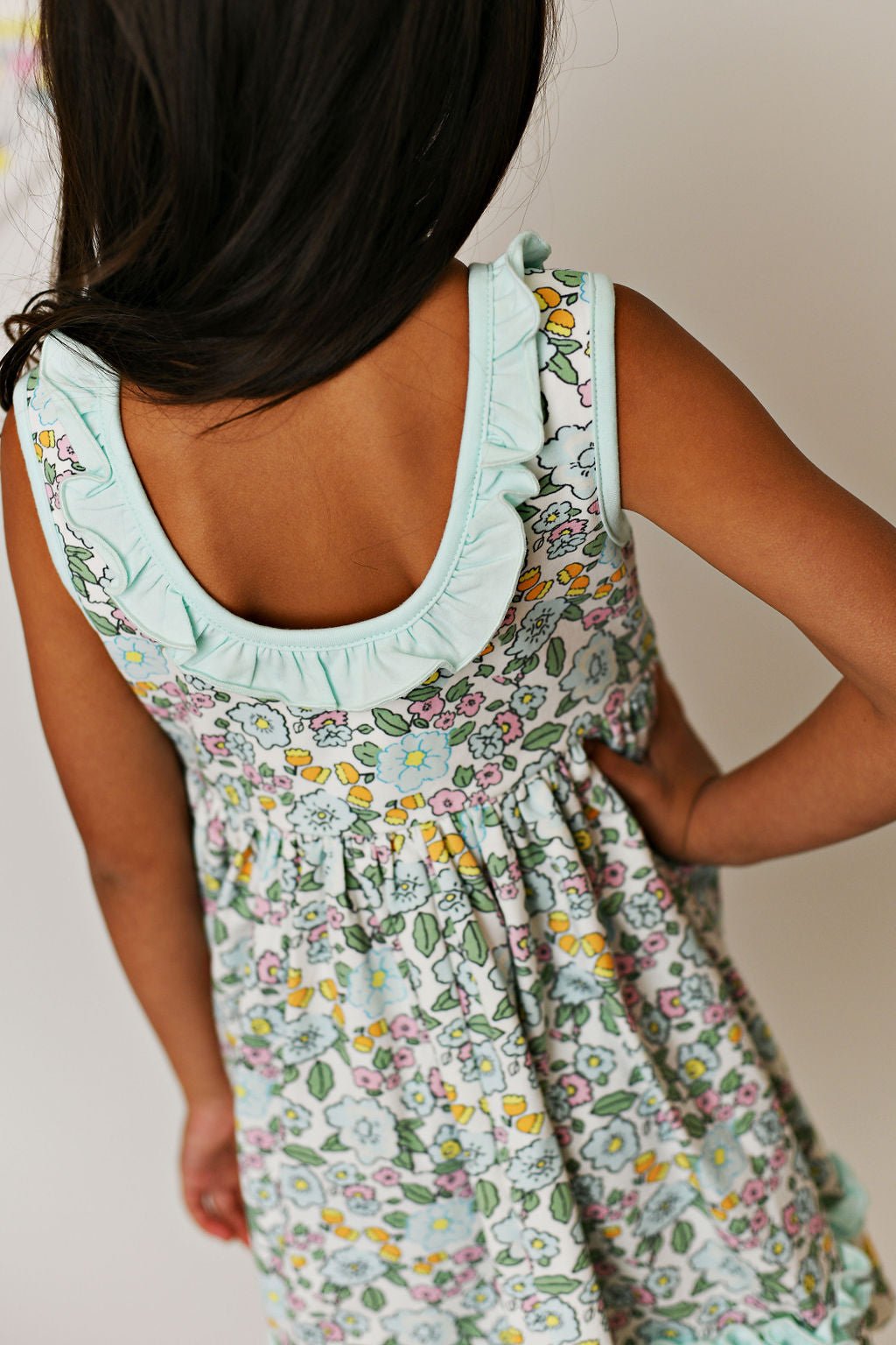 Serendipity Clothing Mint Blossom Twirl Dress