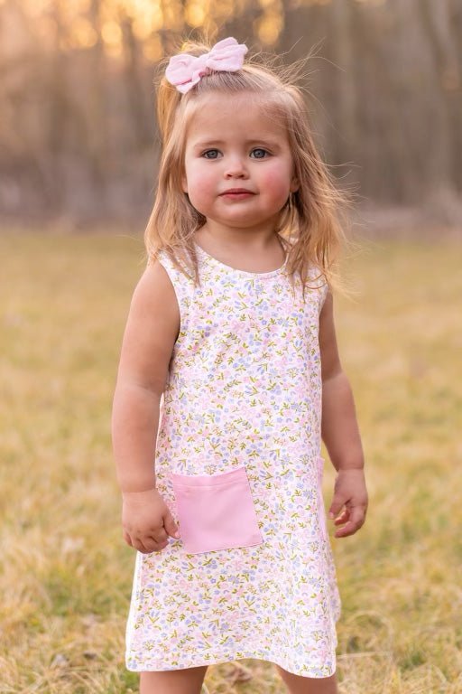 W-1706 Girl's Boutique Dress with Fish Prints Size 3T-8 READY TO SHIP –  OhioBoutiqueImporter