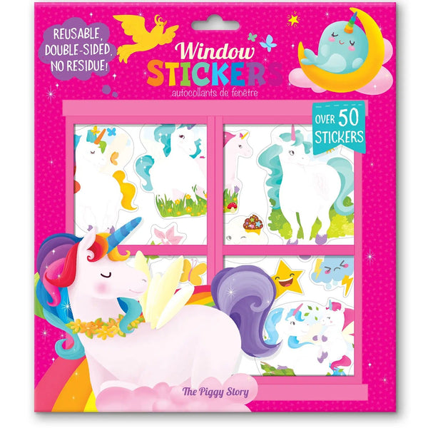 Girl Nation Window Sticker Gift Pack - Unicorn Land