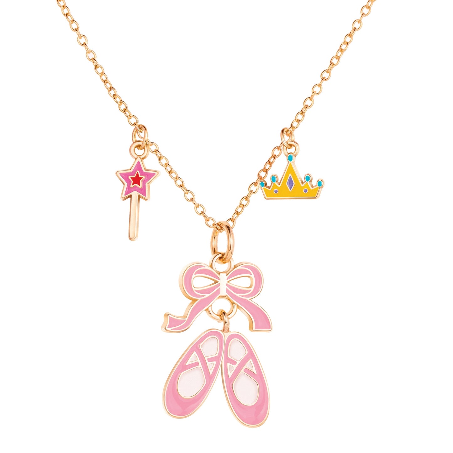 Girl Nation Charming Whimsy Necklace - Ballet Shoesppers