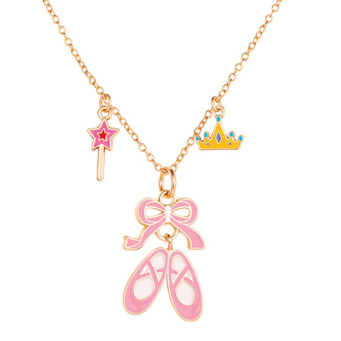 Girl Nation Charming Whimsy Necklace - Ballet Shoesppers