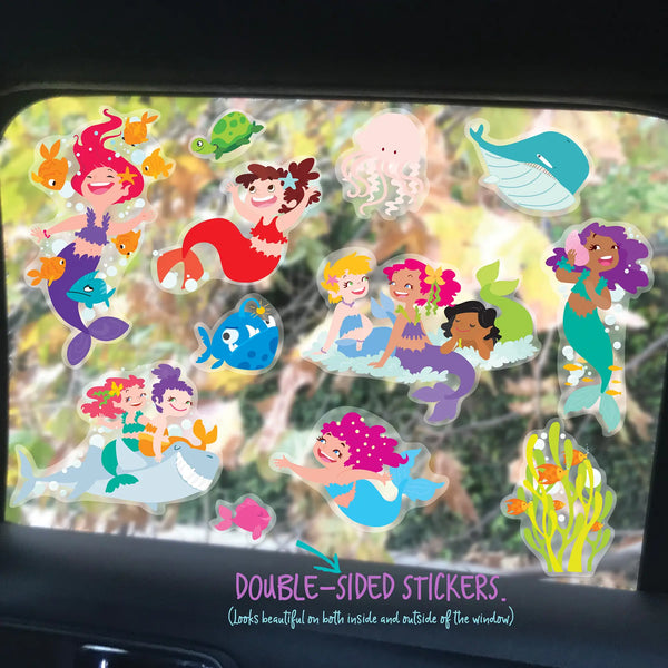 Girl Nation Window Sticker Gift Pack - Magical Mermaids